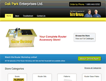 Tablet Screenshot of oak-park.com